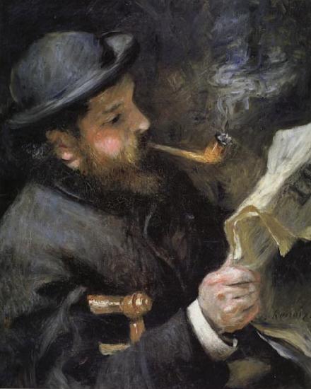 Pierre Renoir Chaude Monet Reading Germany oil painting art